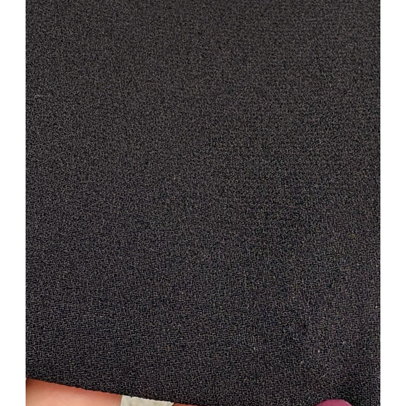 JENNI KAYNE Black Tuxedo Style Sleeveless Trench Vest Small Longline Minimalist - Picture 15 of 15